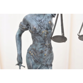 TEMIDA z Brązu - FIGURA PREZENT DLA PRAWNIKA 40cm
