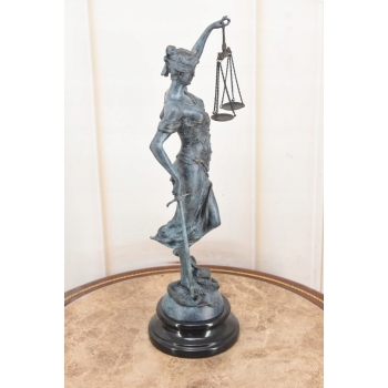 TEMIDA z Brązu - FIGURA PREZENT DLA PRAWNIKA 40cm