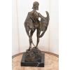Ikar z Rozłożonymi Skrzydłami - Mityczna Ogromna Figura Rzeźba z Brązu 42cm