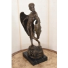 Ikar z Rozłożonymi Skrzydłami - Mityczna Ogromna Figura Rzeźba z Brązu 42cm