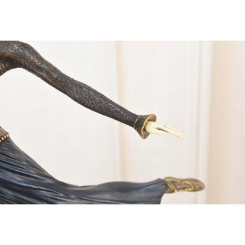 TANCERKA - FIGURA Z Brązu - w Stylu Demetre Chiparus