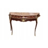 Konsola W Stylu Ludowika XV - Marmurowy Blat - Intarsjowana