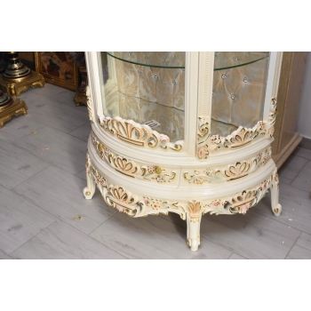 Ekskluzywna Witryna Barokowa – Przeszklona, Rzeźbiona, Styl Pałacowy