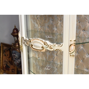 Ekskluzywna Witryna Barokowa – Przeszklona, Rzeźbiona, Styl Pałacowy