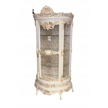 Ekskluzywna Witryna Barokowa – Przeszklona, Rzeźbiona, Styl Pałacowy