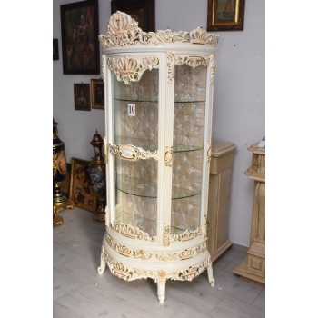 Ekskluzywna Witryna Barokowa – Przeszklona, Rzeźbiona, Styl Pałacowy