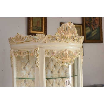 Ekskluzywna Witryna Barokowa – Przeszklona, Rzeźbiona, Styl Pałacowy