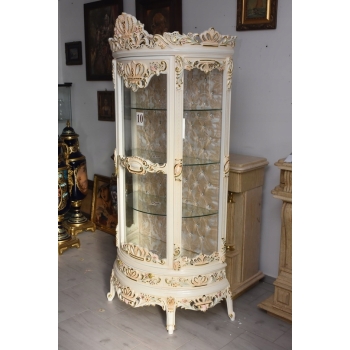 Ekskluzywna Witryna Barokowa – Przeszklona, Rzeźbiona, Styl Pałacowy