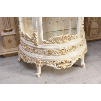 Ekskluzywna Witryna Barokowa – Przeszklona, Rzeźbiona, Styl Pałacowy