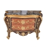 Barokowa Komoda W stylu Ludwika XV - Blat Marmur - Intarsjowana