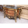 Barokowa Komoda W stylu Ludwika XV - Blat Marmur - Intarsjowana