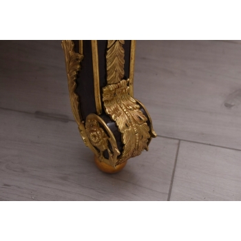 Barokowa Komoda W stylu Ludwika XV - Blat Marmur - Intarsjowana