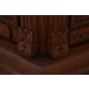 Drewniana Komoda - Rzeźbiona, w Stylu Henryka II + Blat Marmur