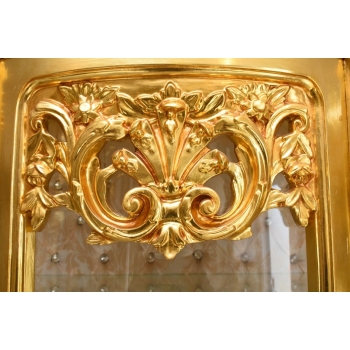 Ekskluzywna Witryna Barokowa – Przeszklona, Rzeźbiona, Styl Pałacowy