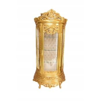 Ekskluzywna Witryna Barokowa – Przeszklona, Rzeźbiona, Styl Pałacowy