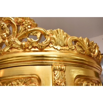 Ekskluzywna Witryna Barokowa – Przeszklona, Rzeźbiona, Styl Pałacowy