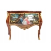 Komoda w stylu Ludwika XV + Blat Marmur – Intarsja - Obraz Arystokracji