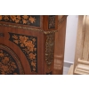 Drewniana Barokowa Komoda - Intarsjowana, Okucia z Brązu + Blat Marmur
