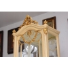 Złocona Witryna w Stylu Barokowym – Przeszklona, Bogato Rzeźbiona