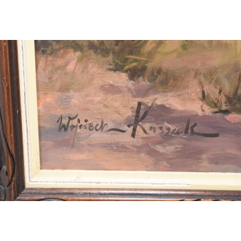 Obraz Olejny Spłoszony Koń BITWA Wojciech Kossak Polski Na Ścianę