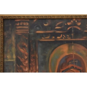 Obraz Olejny Modlitwa Maryja JEZUS Biblia Styka Do Kościoła Na Ścianę