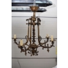 Żyrandol ANTYCZNY z Brązu Królewska Lampa Sufitowa Styl Barokowy