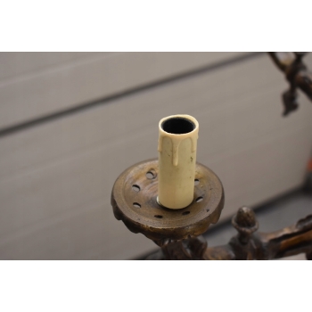 Żyrandol ANTYCZNY z Brązu Królewska Lampa Sufitowa Styl Barokowy