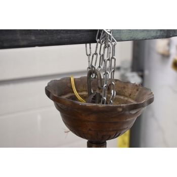 Żyrandol ANTYCZNY z Brązu Królewska Lampa Sufitowa Styl Barokowy