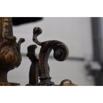 Żyrandol ANTYCZNY z Brązu Królewska Lampa Sufitowa Styl Barokowy