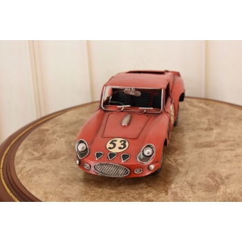 Metalowy Model Samochód Wyścigowy - Sportowe Auto 53 - Czerwone - Prezent