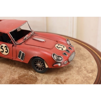 Metalowy Model Samochód Wyścigowy - Sportowe Auto 53 - Czerwone - Prezent