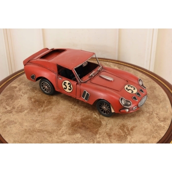 Metalowy Model Samochód Wyścigowy - Sportowe Auto 53 - Czerwone - Prezent