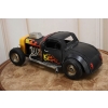 Metalowy Model Samochód z Płomieniami - Hot Rod - Prezent