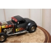 Metalowy Model Samochód z Płomieniami - Hot Rod - Prezent