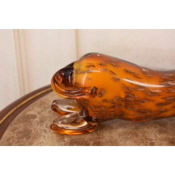 Szkło Murano Style - Leżący Kolorowy Koń - Konik - Figura ze Szkła Prezent