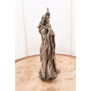 Czarodziej Merlin z Kryształowa Kulą - Mitologia - Figura Rzeźba Dekoracja