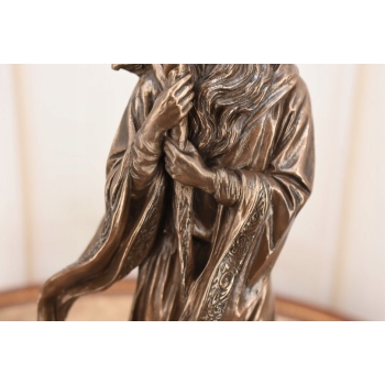 Czarodziej Merlin z Kryształowa Kulą - Mitologia - Figura Rzeźba Dekoracja