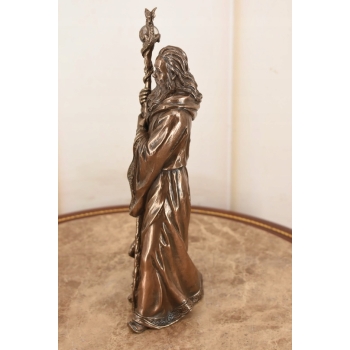 Czarodziej Merlin z Kryształowa Kulą - Mitologia - Figura Rzeźba Dekoracja