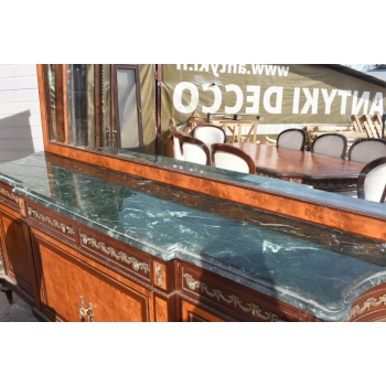 Antyczna Ludwikowska Jadalnia Stół Krzesła Meble Pomocnik Witryna BAR