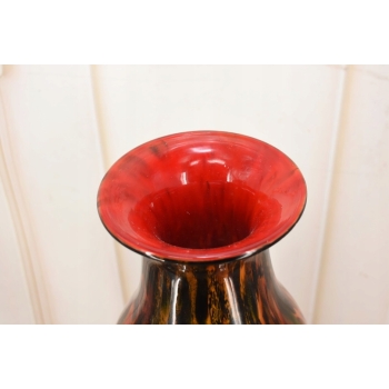 Wazon Murano Style Vulcano - Flakon - Grube Włoskie Szkło - Prezent