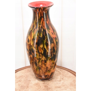 Wazon Murano Style Vulcano - Flakon - Grube Włoskie Szkło - Prezent