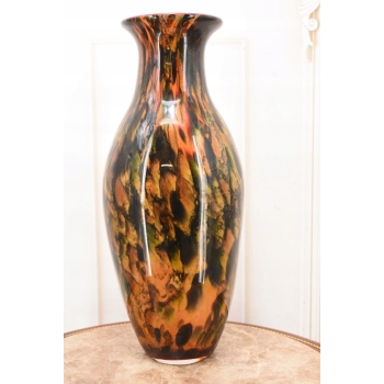 Wazon Murano Style Vulcano - Flakon - Grube Włoskie Szkło - Prezent
