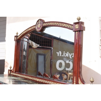 Antyczna Ludwikowska Jadalnia - Stół Krzesła Meble Pomocnik Witryna - BAR