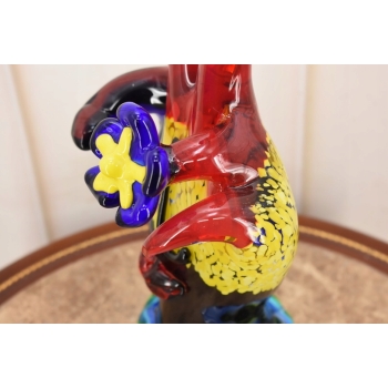 Szklana Figura - Twarz Na Dłoni - Symbol Pokoju - Szkło Murano Style Glass