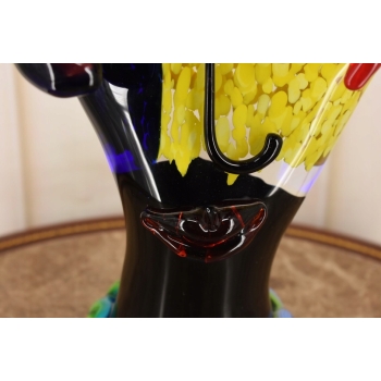 Szklana Figura - Twarz Na Dłoni - Symbol Pokoju - Szkło Murano Style Glass