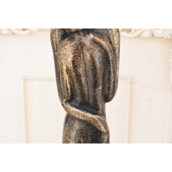 Nowoczesna Modernistyczna Figura Zakochanej Pary - Zakochani z Żeliwa 66 cm