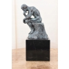 Patynowa Figura Myśliciel - Zamyślony Człowiek - Rzeźba Posąg Rodin 20 cm