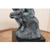 Patynowa Figura Myśliciel - Zamyślony Człowiek - Rzeźba Posąg Rodin 20 cm