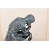 Patynowa Figura Myśliciel - Zamyślony Człowiek - Rzeźba Posąg Rodin 20 cm