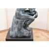 Patynowa Figura Myśliciel - Zamyślony Człowiek - Rzeźba Posąg Rodin 20 cm